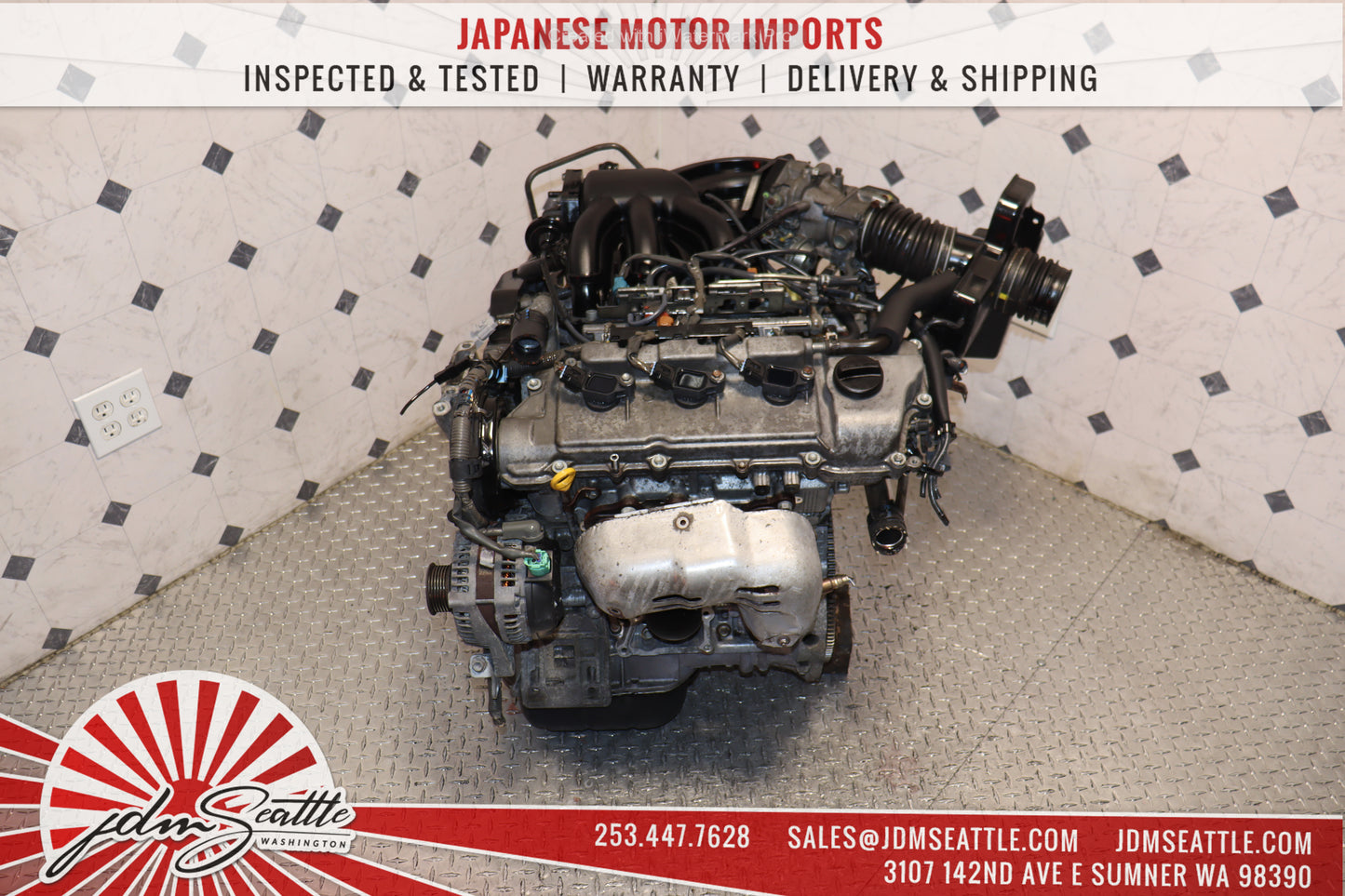 JDM 3MZ-FE 04-06 SIENNA 04-07 HIGHLANDER 04-06 LEXUS RX330 3.3L AWD ENGINE 3MZ