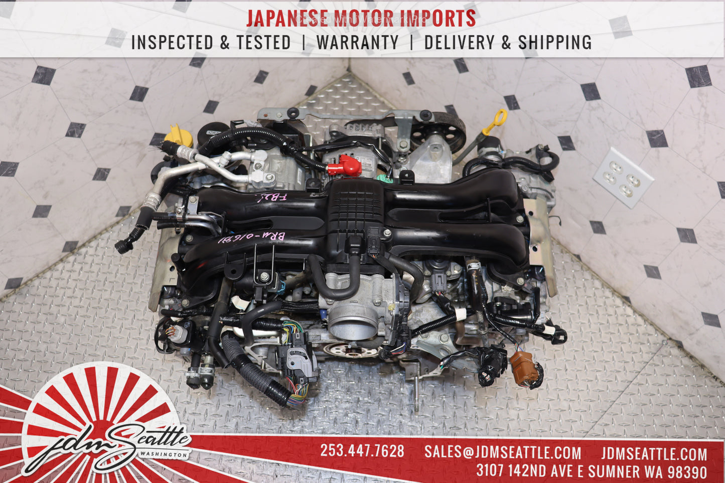 JDM FB25 2011 - 2018 SUBARU FORESTER 2013 - 2018 SUBARU LEGACY / OUTBACK 2.5L 4CYL DOHC ENGINE