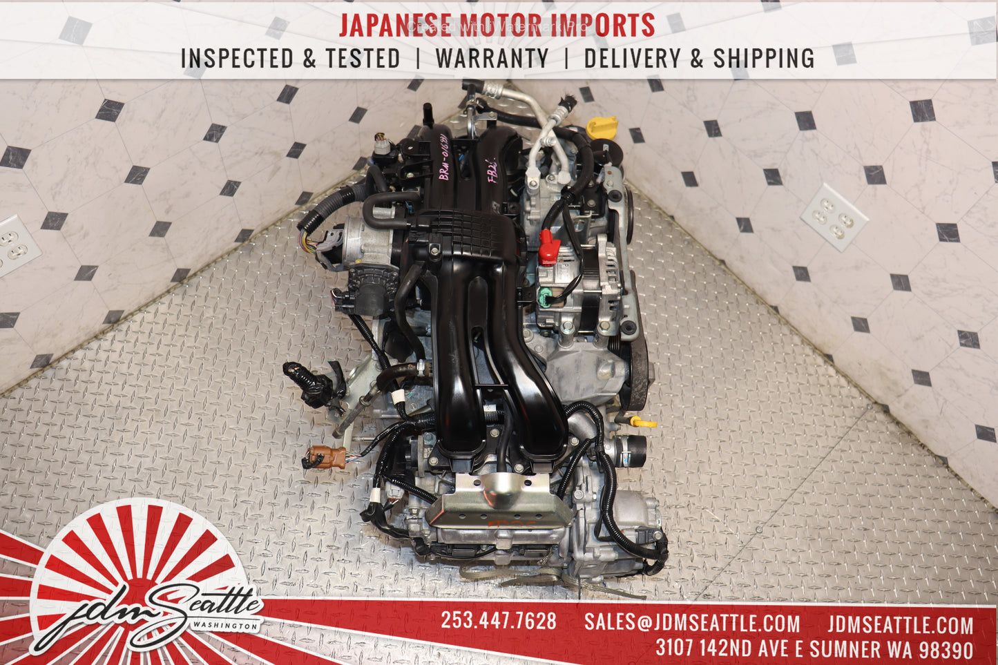 JDM FB25 2011 - 2018 SUBARU FORESTER 2013 - 2018 SUBARU LEGACY / OUTBACK 2.5L 4CYL DOHC ENGINE