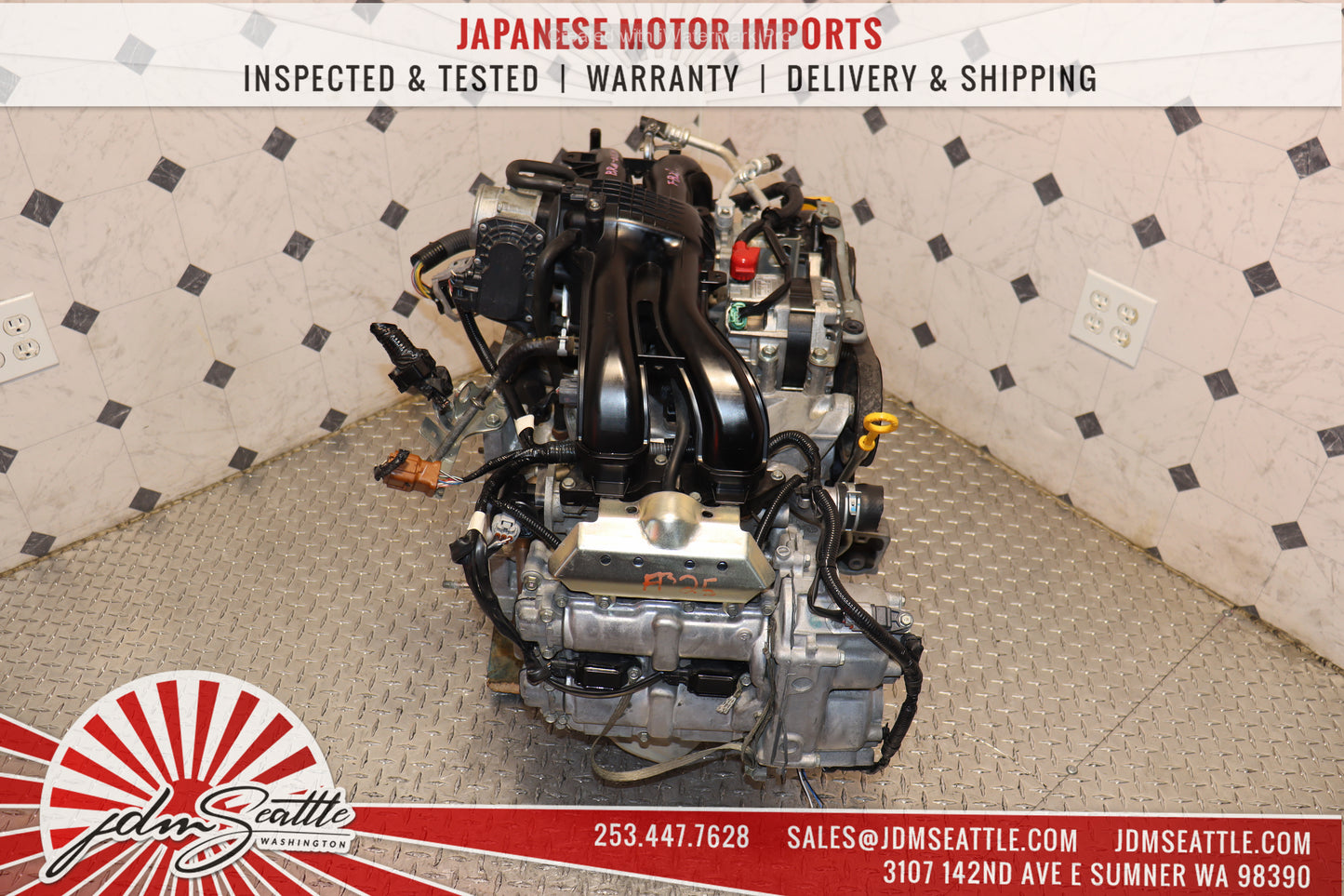 JDM FB25 2011 - 2018 SUBARU FORESTER 2013 - 2018 SUBARU LEGACY / OUTBACK 2.5L 4CYL DOHC ENGINE