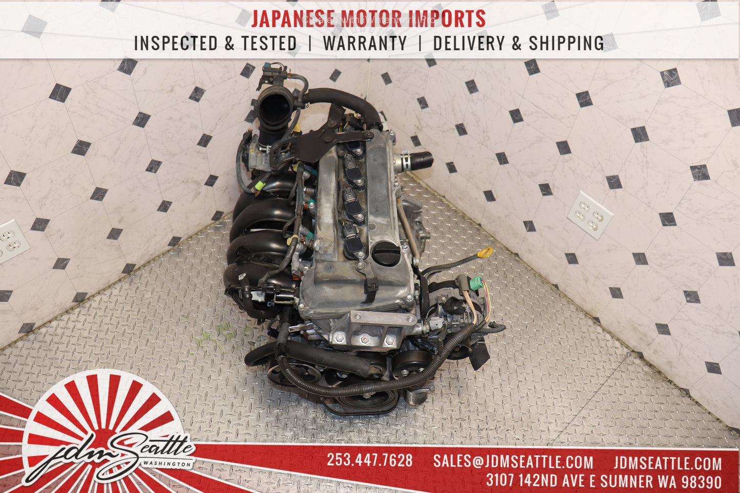 JDM 2AZ-FE 2002 - 2009 TOYOTA CAMRY 2004 - 2008 RAV4 2001 - 2006 HIGHLANDER 2.4L 4CYL ENGINE