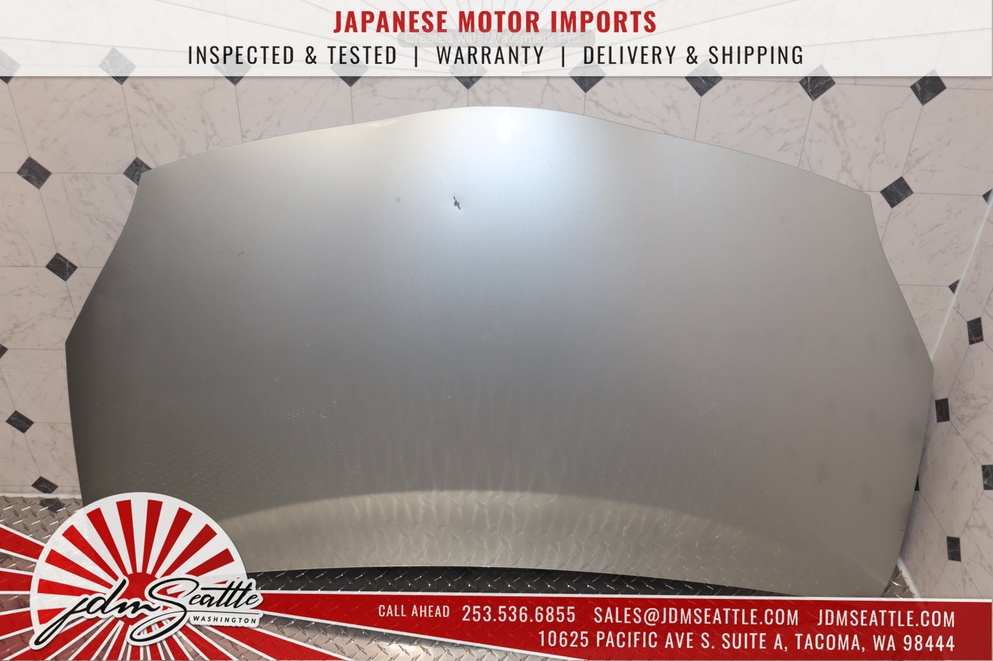 JDM 10-15 TOYOTA PRIUS HYBRID NOSECUT REPLACEMENT W/HOOD & FENDERS SILVER