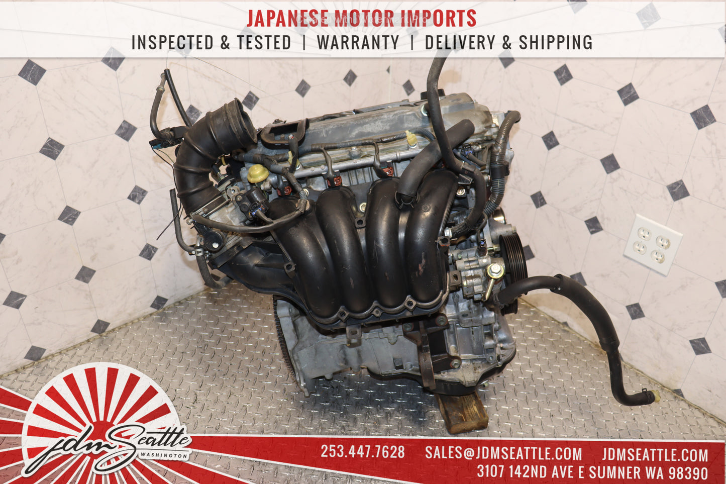 JDM 2AZ-FE 2002 - 2009 TOYOTA CAMRY / 2001 - 2006 HIGHLANDER JDM 2.4L 4CYL ENGINE 2AZ