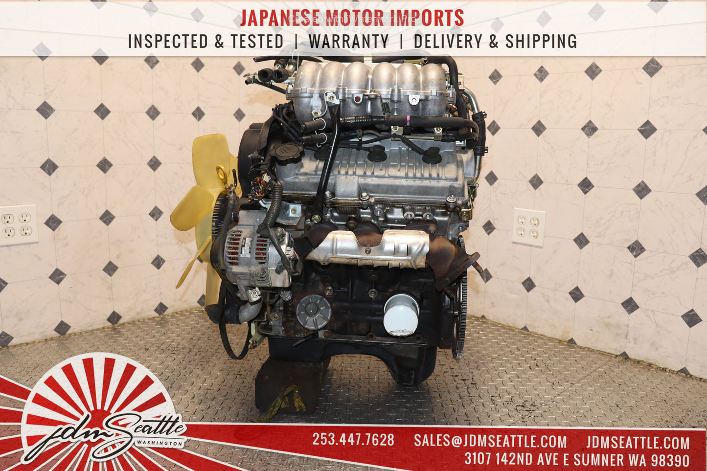 JDM 5VZ-FE 95-02 TOYOTA TACOMA / 96-02 4RUNNER / 95-98 T100 3.4L V6 4CAM ENGINE