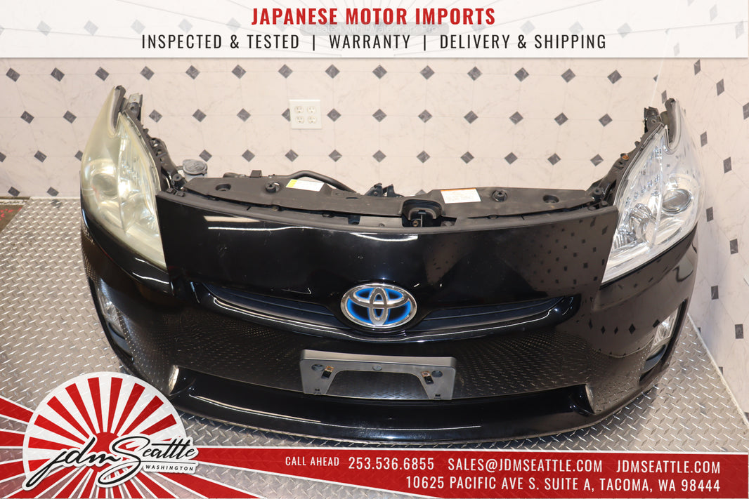 2010-2015 Toyota Prius ZVW30 JDM Hybrid Front-End Nose Cut Conversion Kit (Black)