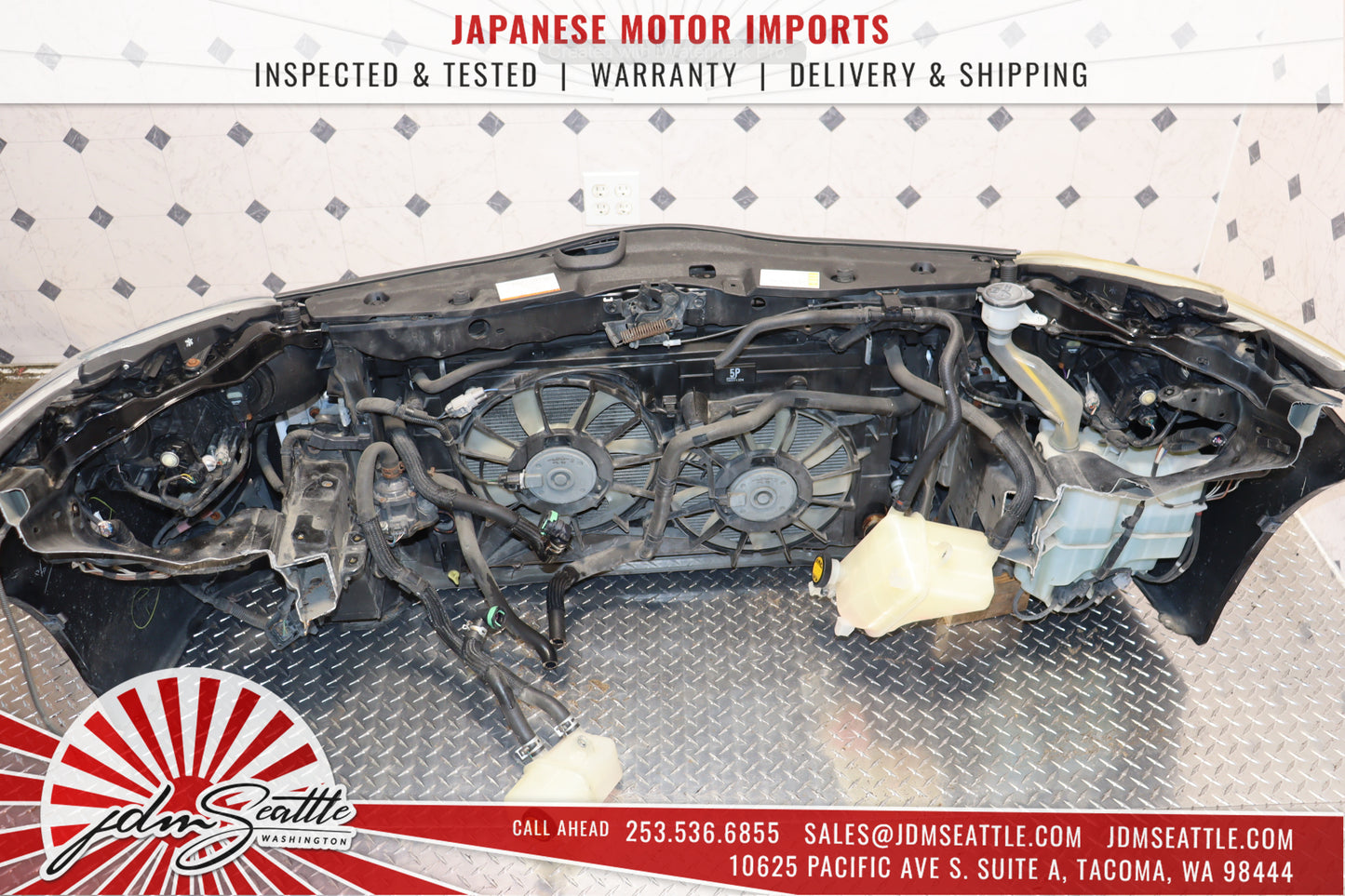 2010-2015 Toyota Prius ZVW30 JDM Hybrid Front-End Nose Cut Conversion Kit (Black)