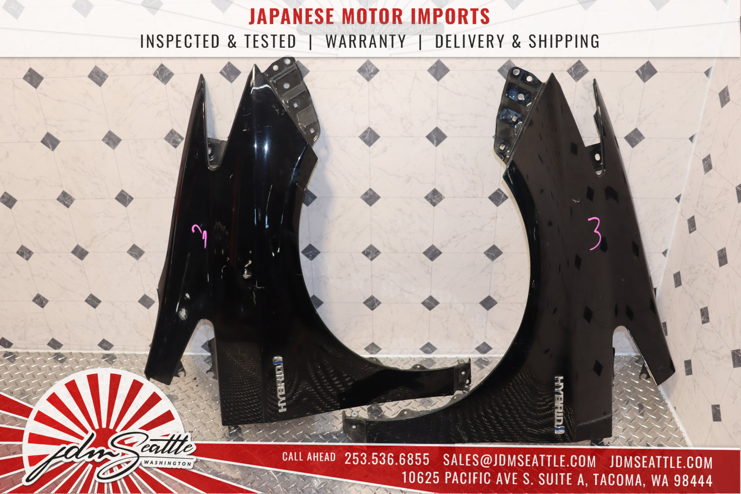2010-2015 Toyota Prius ZVW30 JDM Hybrid Front-End Nose Cut Conversion Kit (Black)