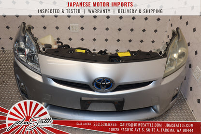 JDM 10-15 TOYOTA PRIUS HYBRID NOSECUT REPLACEMENT W/HOOD & FENDERS SILVER
