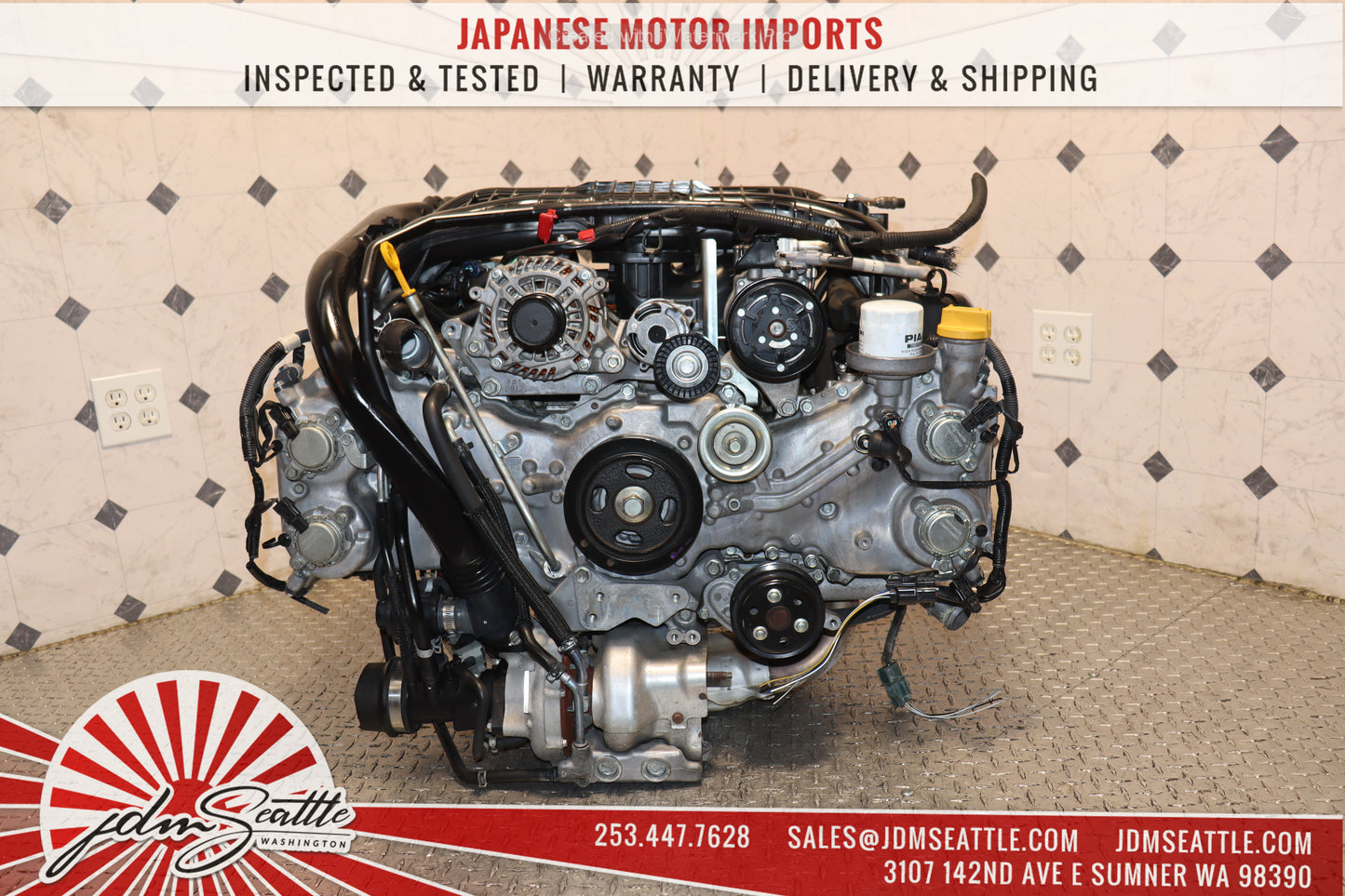 JDM FA20T MOTOR 2015 - 2021 SUBARU WRX 2.0L TURBO ENGINE FA20DIT