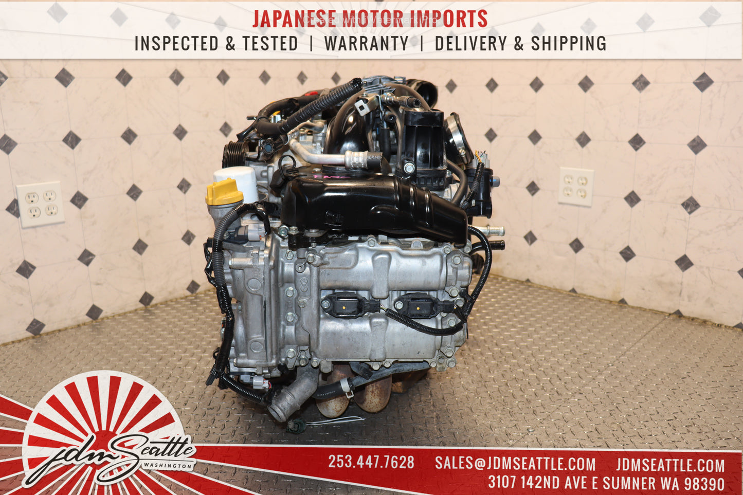 JDM FA20T MOTOR 2015 - 2021 SUBARU WRX 2.0L TURBO ENGINE FA20DIT