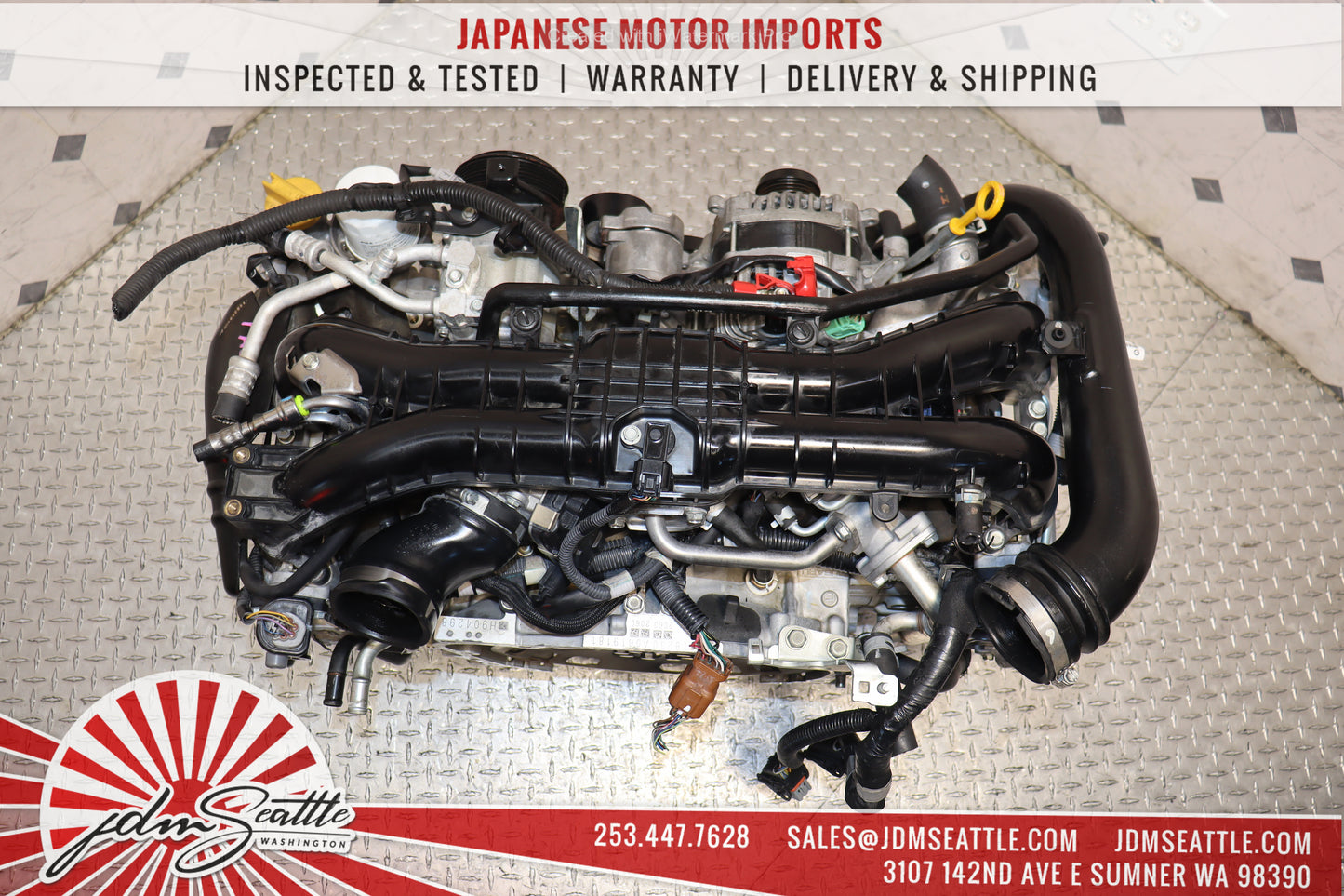 JDM FA20T MOTOR 2015 - 2021 SUBARU WRX 2.0L TURBO ENGINE FA20DIT