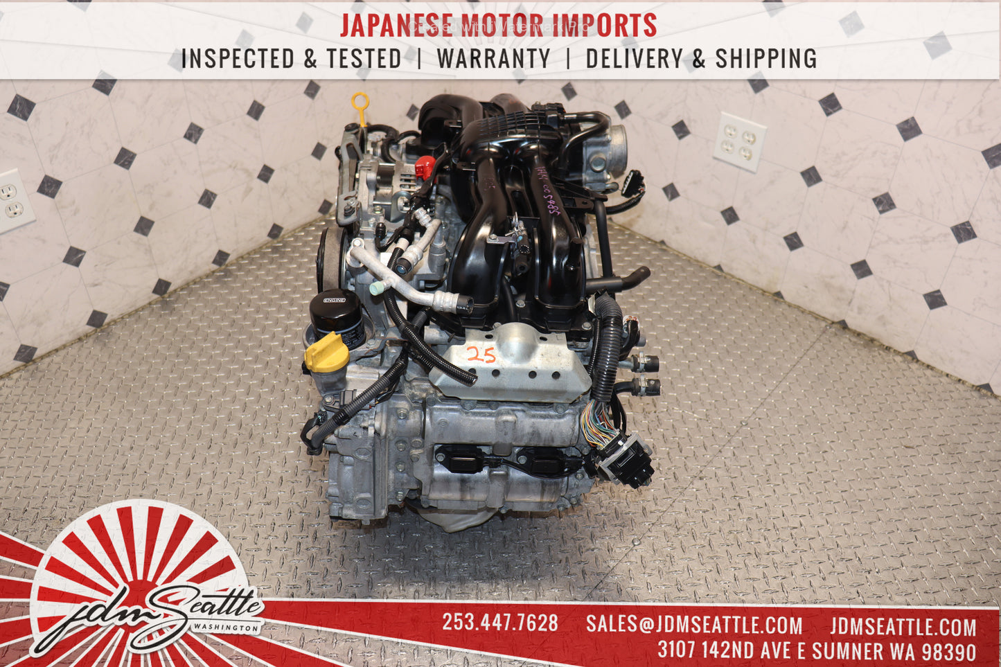 JDM FB25 2011 - 2018 SUBARU FORESTER 2013 - 2018 SUBARU LEGACY / OUTBACK 2.5L 4CYL DOHC ENGINE