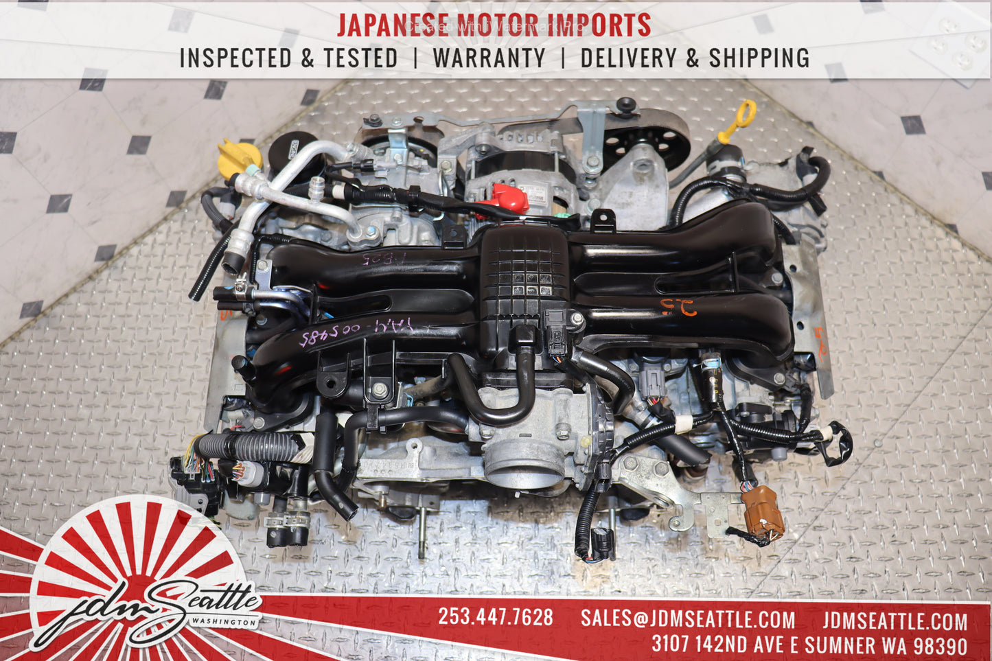 JDM FB25 2011 - 2018 SUBARU FORESTER 2013 - 2018 SUBARU LEGACY / OUTBACK 2.5L 4CYL DOHC ENGINE