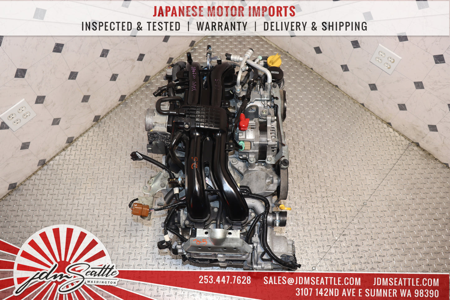 JDM FB25 2011 - 2018 SUBARU FORESTER 2013 - 2018 SUBARU LEGACY / OUTBACK 2.5L 4CYL DOHC ENGINE