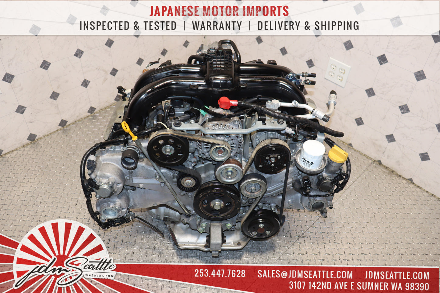 JDM FB25 2011 - 2018 SUBARU FORESTER 2013 - 2018 SUBARU LEGACY / OUTBACK 2.5L 4CYL DOHC ENGINE