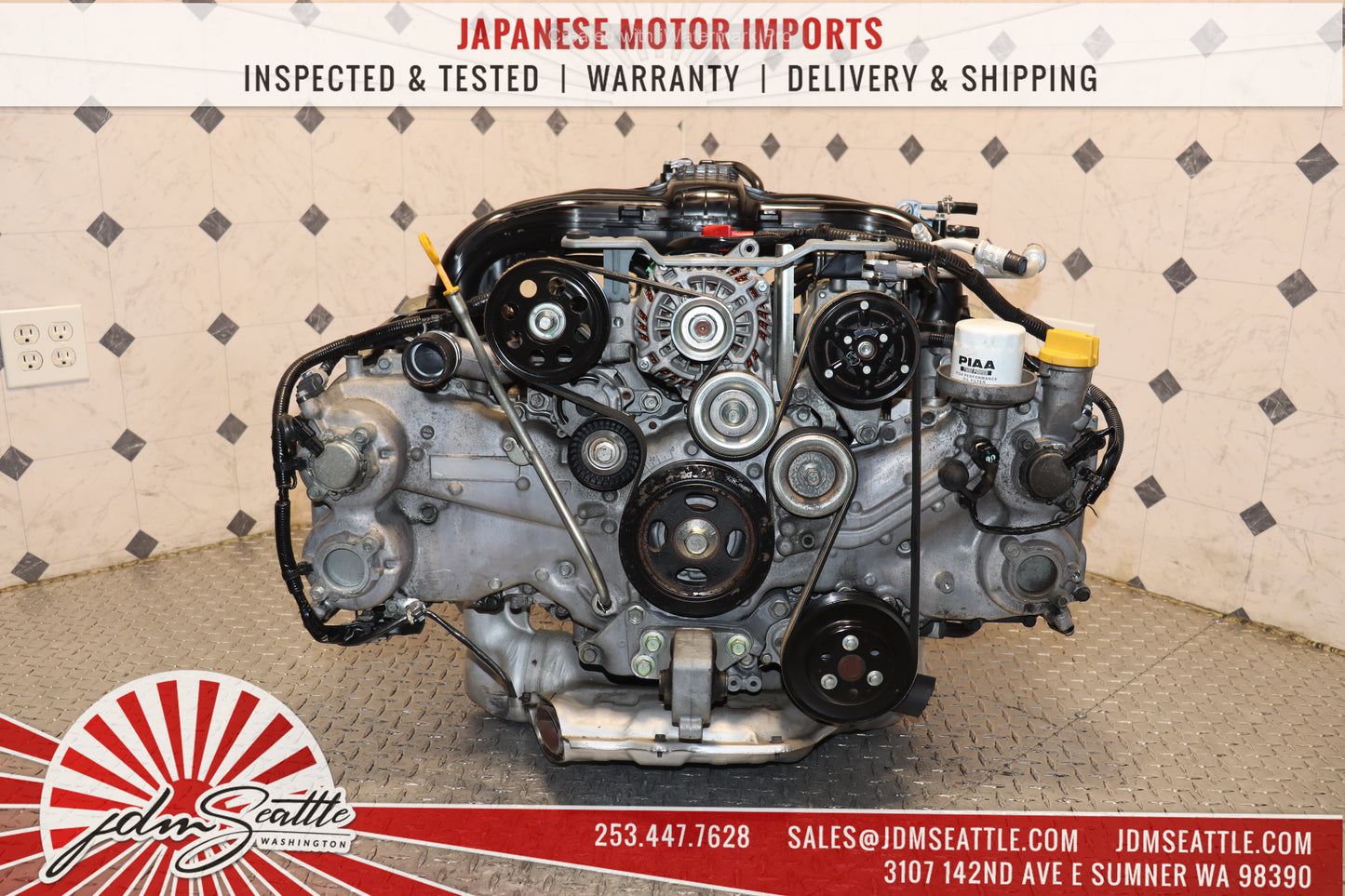 JDM FB25 2011 - 2018 SUBARU FORESTER 2013 - 2018 SUBARU LEGACY / OUTBACK 2.5L 4CYL DOHC ENGINE