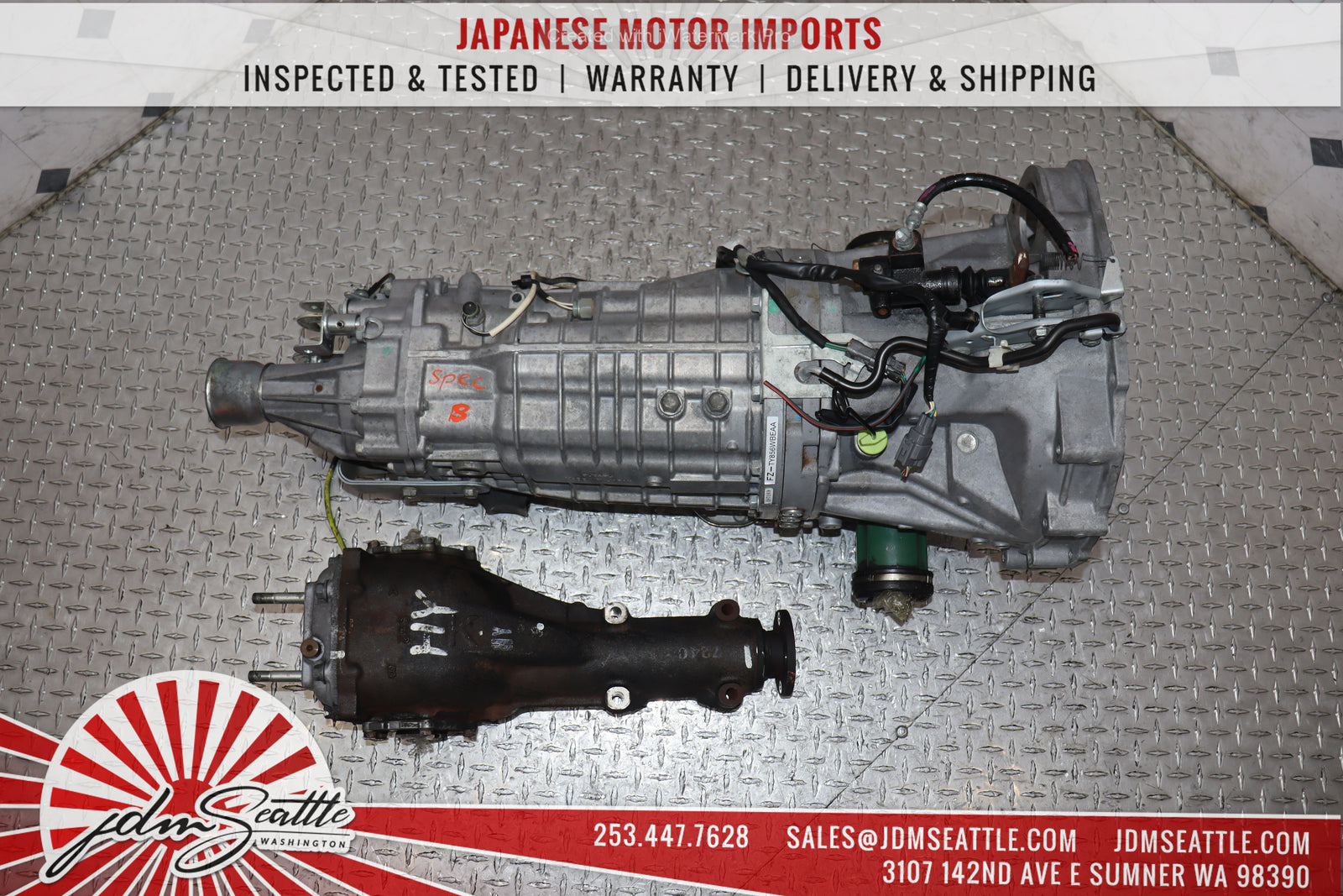 2008 2009 Subaru Legacy Spec B 6 Speed Manual AWD Transmission JDM 3.90 Final Drive With Diff