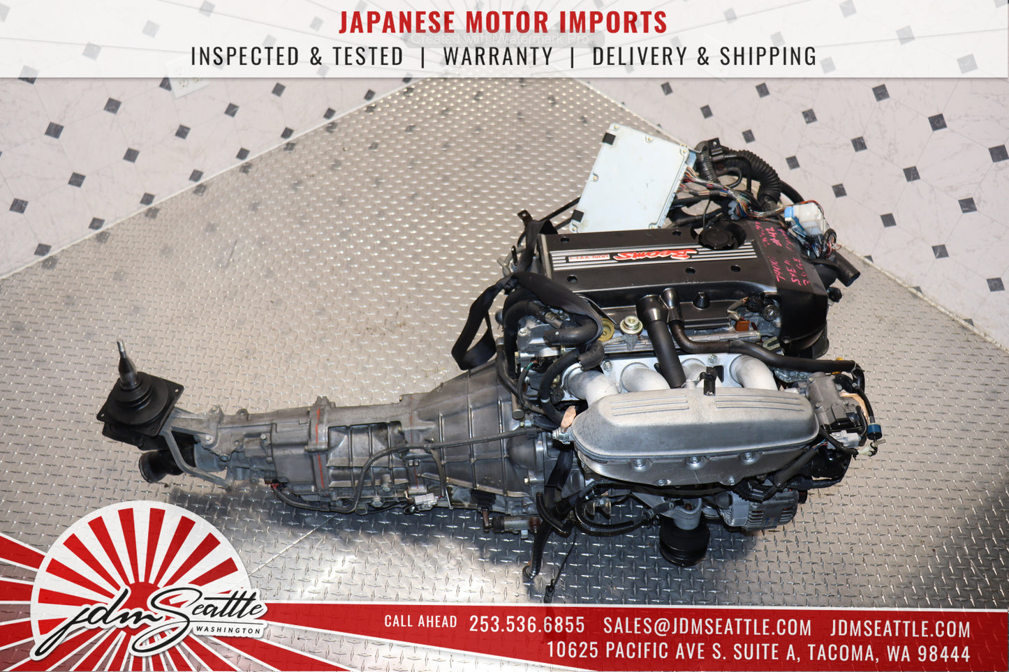 JDM 3SGE BEAMS TOYOTA ALTEZZA IS300 VVTI ENGINE WITH 6 SPEED TRANSMISSION