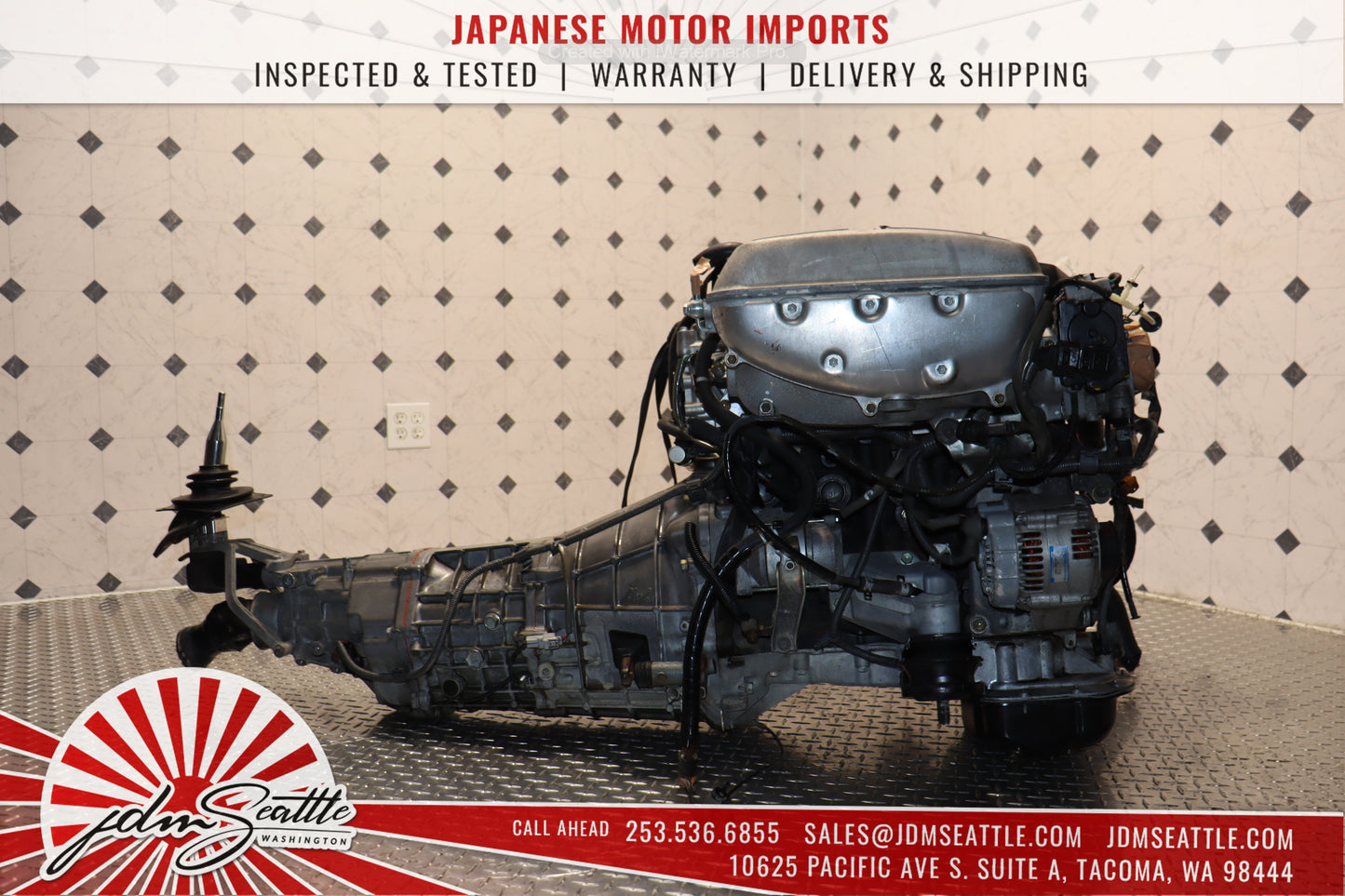 JDM 3SGE BEAMS TOYOTA ALTEZZA IS300 VVTI ENGINE WITH 6 SPEED TRANSMISSION