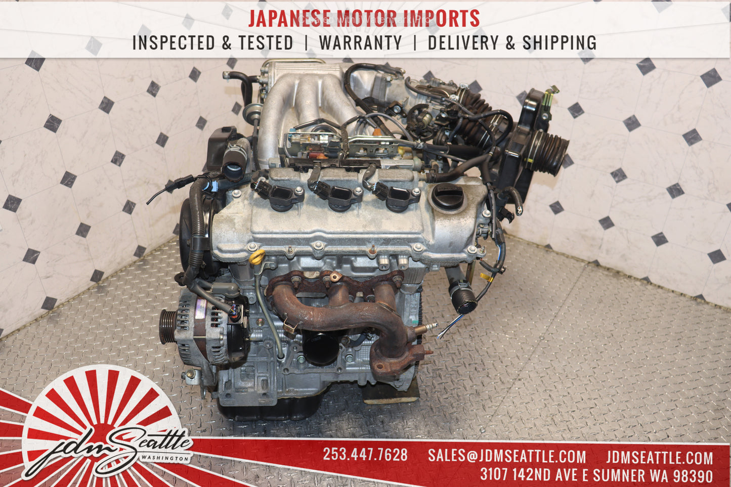 JDM 99-03 1MZ LEXUS ES300, RX300, TOYOTA SIENNA VVTI 3.0L 2WD ENGINE