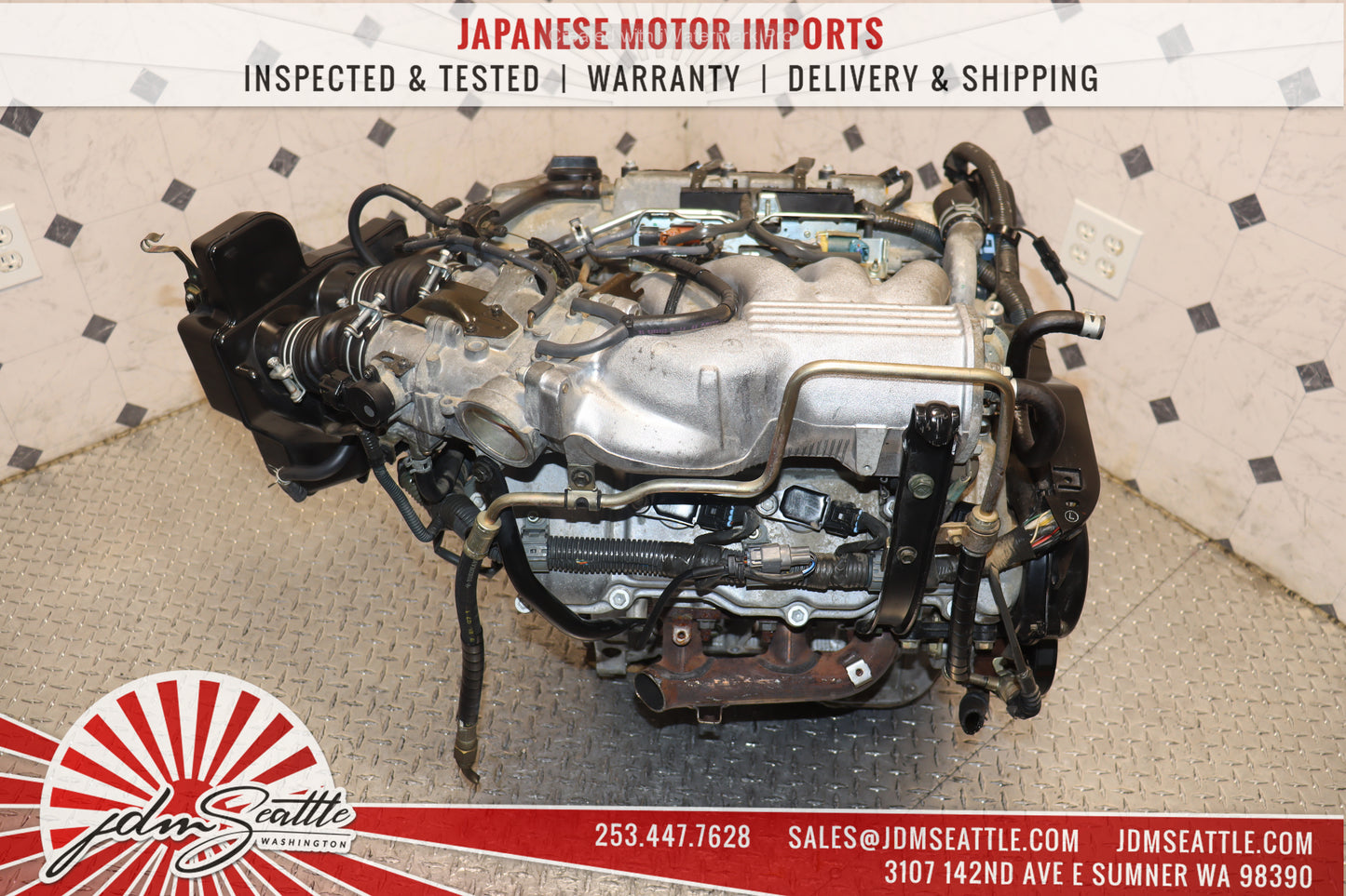 JDM 99-03 1MZ LEXUS ES300, RX300, TOYOTA SIENNA VVTI 3.0L 2WD ENGINE