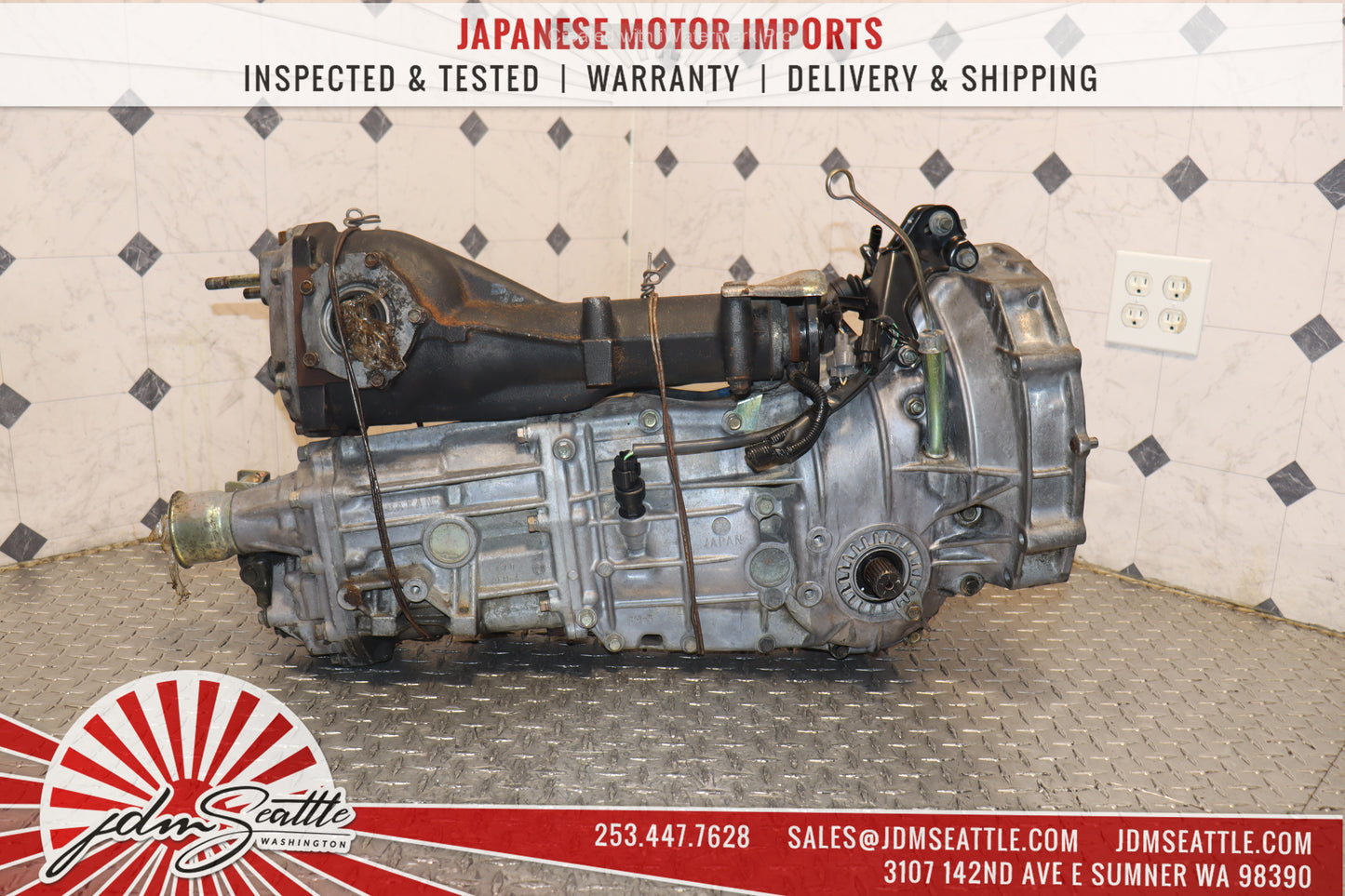JDM EJ20 02-05 SUBARU IMPREZA WRX LEGACY-GT TURBO 5SPEED MANUAL AWD TRANSMISSION 4.11 WITH DIFF