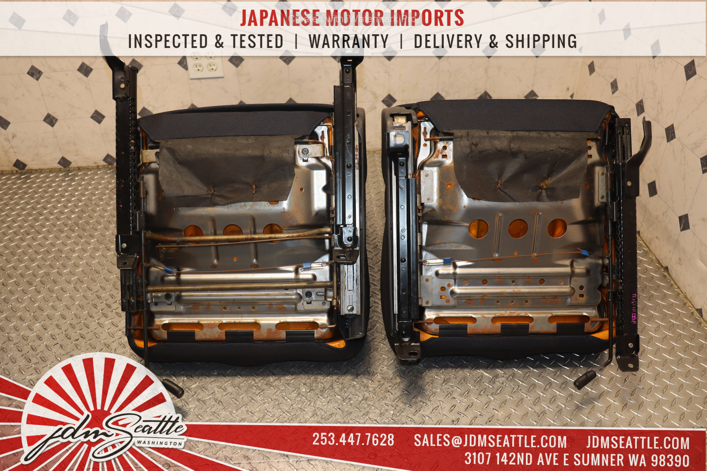 JDM 99-02 SUBARU IMPREZA WRX GC8 STI SEATS - FRONT LEFT & RIGHT