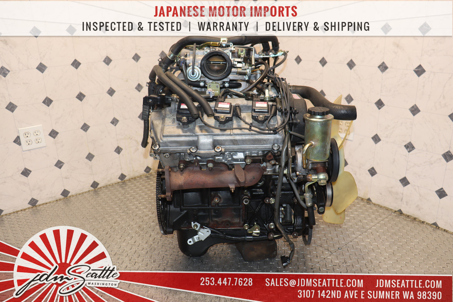 JDM 5VZ-FE 95-02 TOYOTA TACOMA / 96-02 4RUNNER / 95-98 T100 3.4L V6 4CAM ENGINE