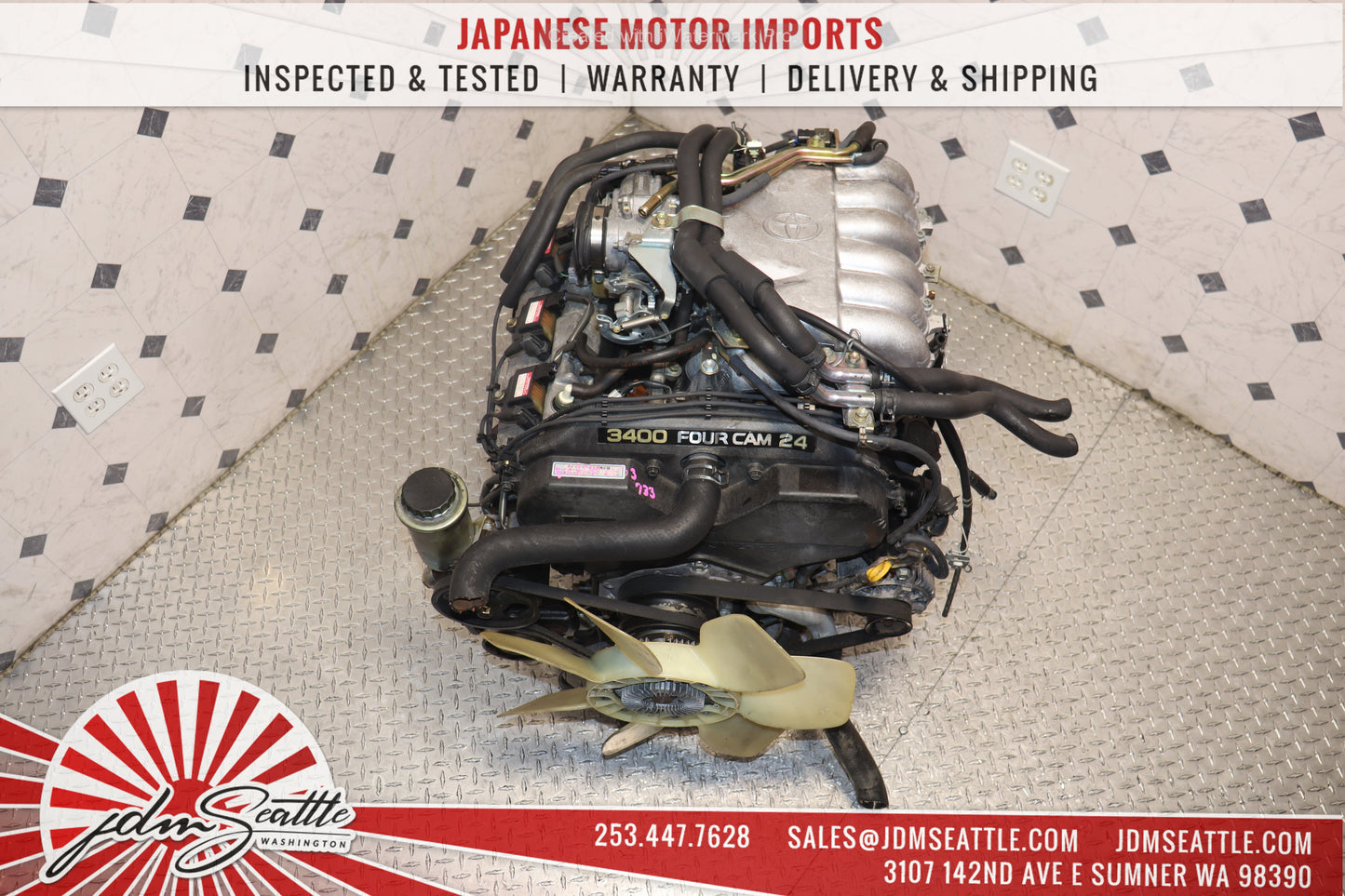 2007-2009 HONDA CR-V K24Z1 ENGINE MOTOR 2.4L DOHC iVTEC 4 CYLINDER