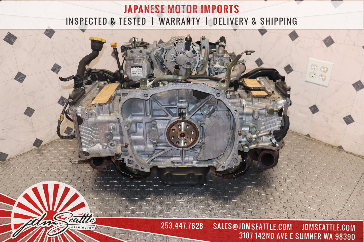 JDM EJ20T EJ205 02-05 SUBARU IMPREZA WRX HEAD & BLOCK NON AVCS MOTOR