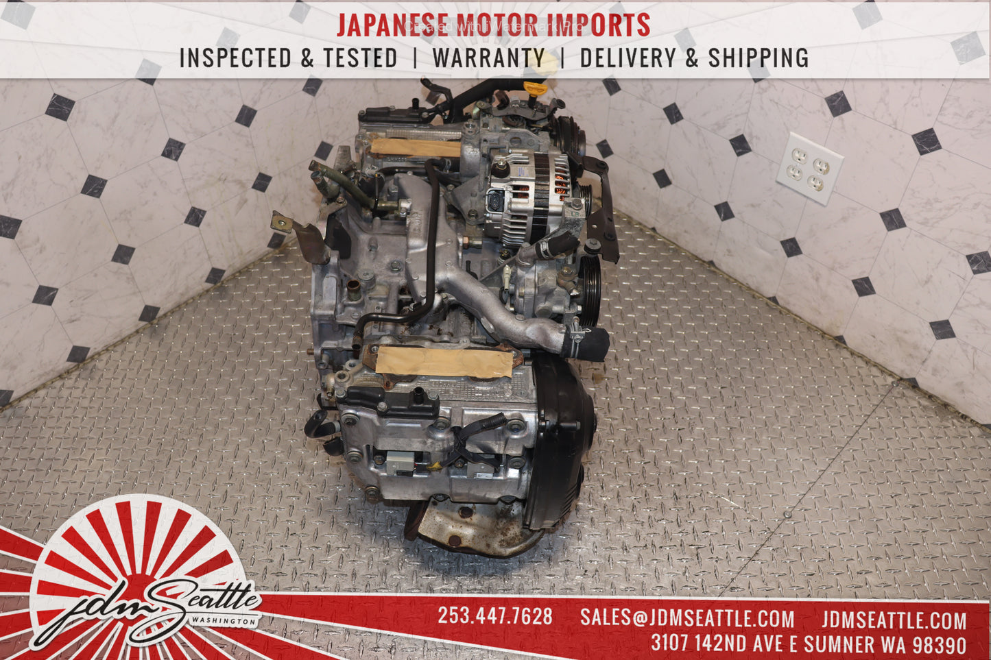 JDM EJ20T EJ205 02-05 SUBARU IMPREZA WRX HEAD & BLOCK NON AVCS MOTOR