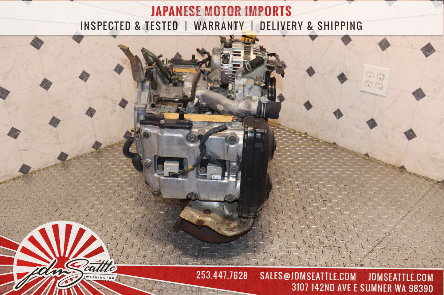 JDM EJ20T EJ205 02-05 SUBARU IMPREZA WRX HEAD & BLOCK NON AVCS MOTOR