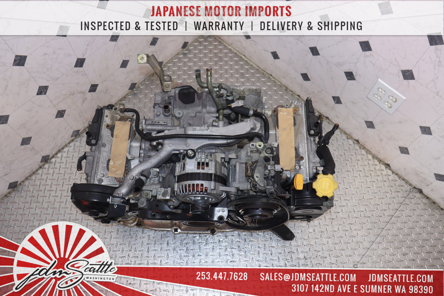 JDM EJ20T EJ205 02-05 SUBARU IMPREZA WRX HEAD & BLOCK NON AVCS MOTOR