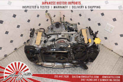 JDM EJ20T EJ205 02-05 SUBARU IMPREZA WRX HEAD & BLOCK NON AVCS MOTOR