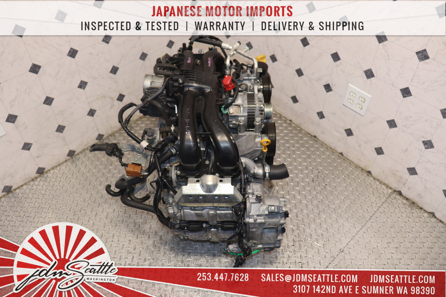 JDM FB20 AVCS ENGINE 12-15 SUBARU XV CROSSTREK 12-15 IMPREZA 2.0L DOHC MOTOR