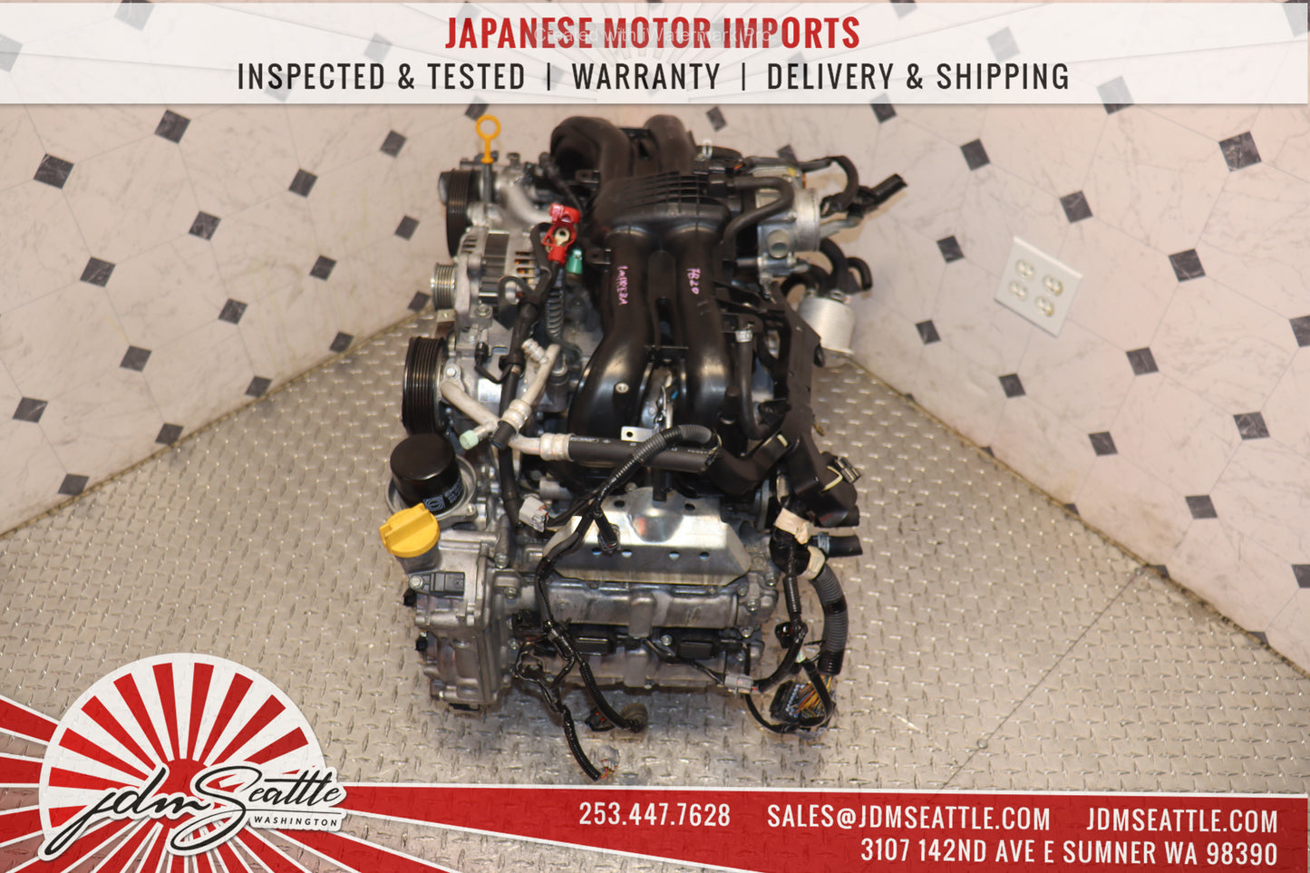 JDM FB20 AVCS ENGINE 12-15 SUBARU XV CROSSTREK 12-15 IMPREZA 2.0L DOHC MOTOR