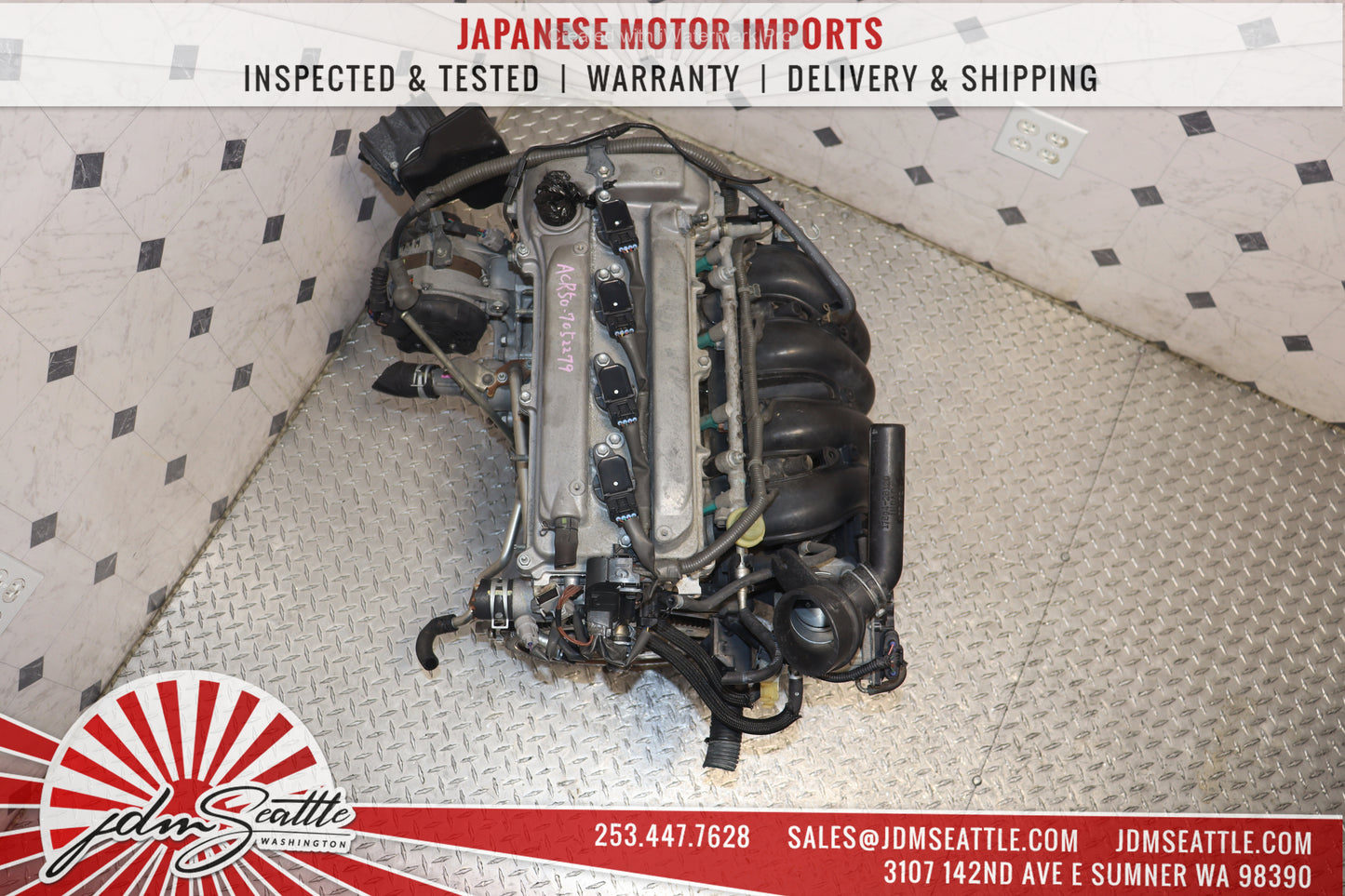 JDM 04-08 TOYOTA RAV4 2.4L ENGINE DOHC 2AZ 08-15 SCION XB MOTOR