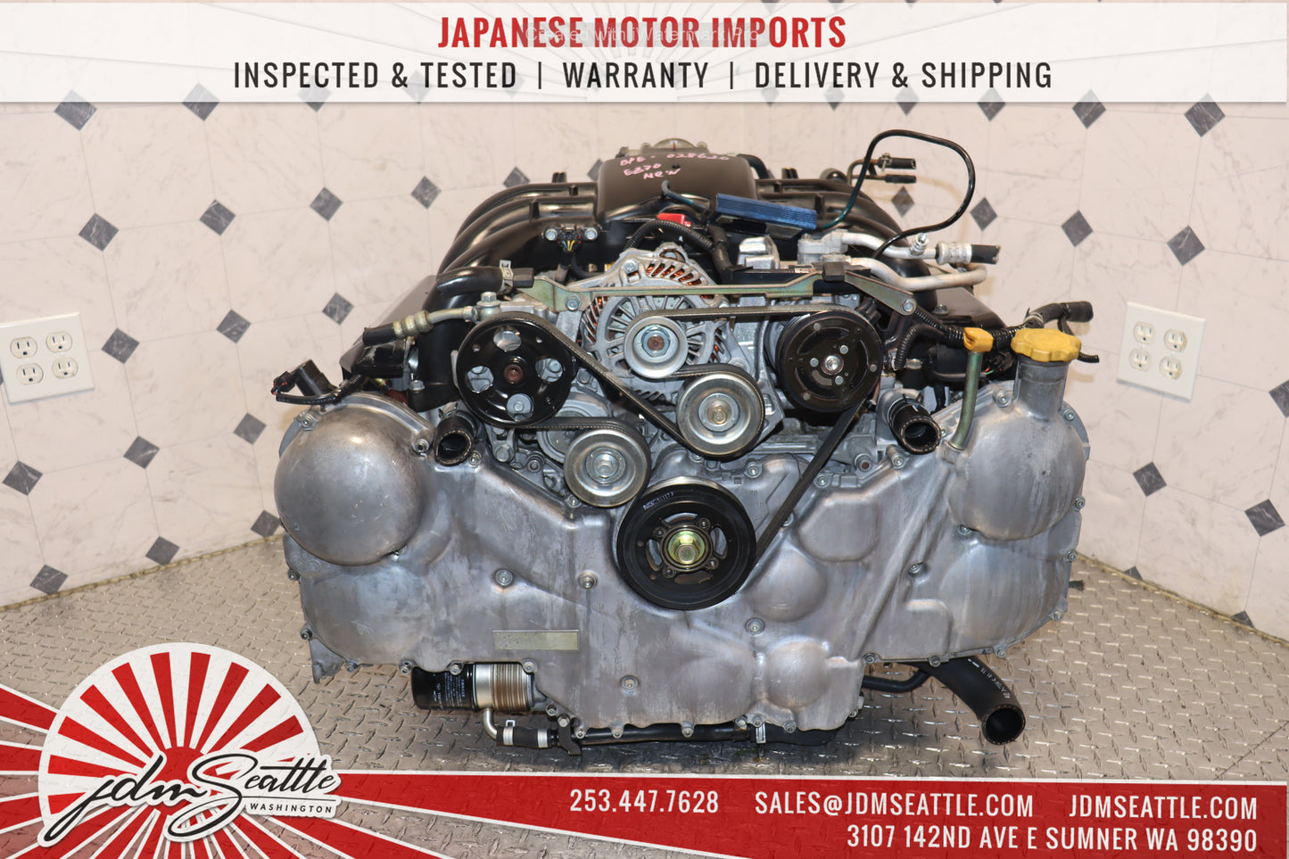 JDM 2003-2009 SUBARU LEGACY OUTBACK 2006-2007- SUBARU TRIBECA ENGINE EZ 3.0L H6