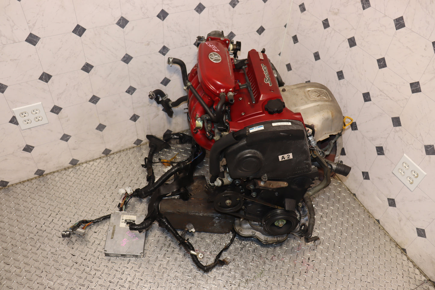 Toyota Celica SS-III ST202 3SGE JDM Engine | 2.0L Inline-4 Cylinder DOHC VVT-i Red Top Motor