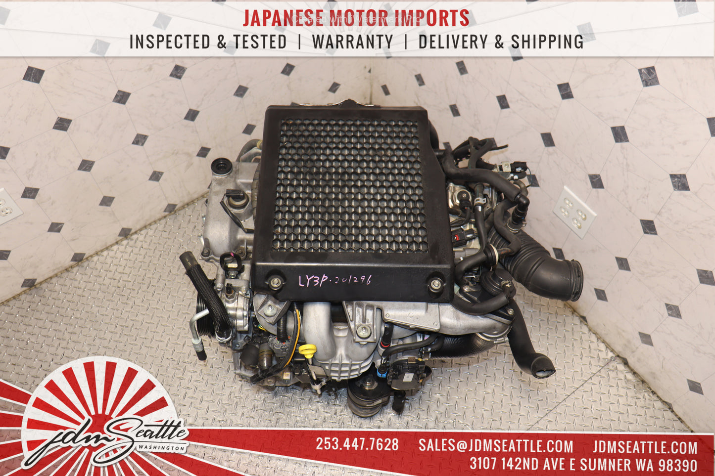 JDM L3-VDT MOTOR 2006 - 2012 MAZDASPEED 3 / CX-7 2.3L 4CYL TURBO ENGINE