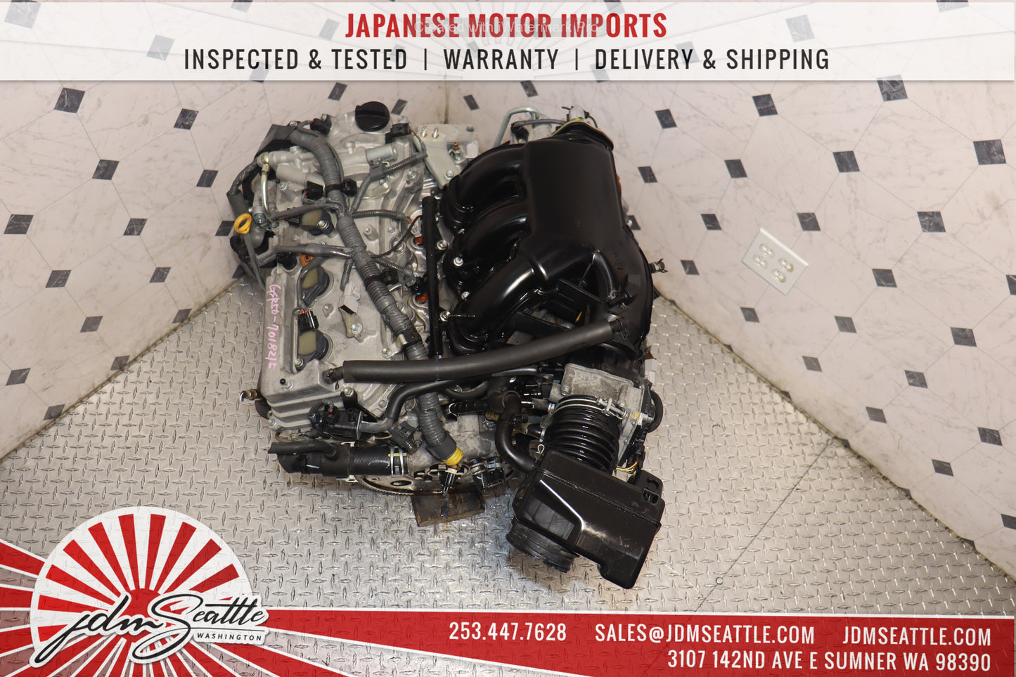 JDM 2GR-FE 07 - 12 TOYOTA CAMRY AVALON SIENNA RAV4 / RX350 ES350 3.5L FWD ENGINE