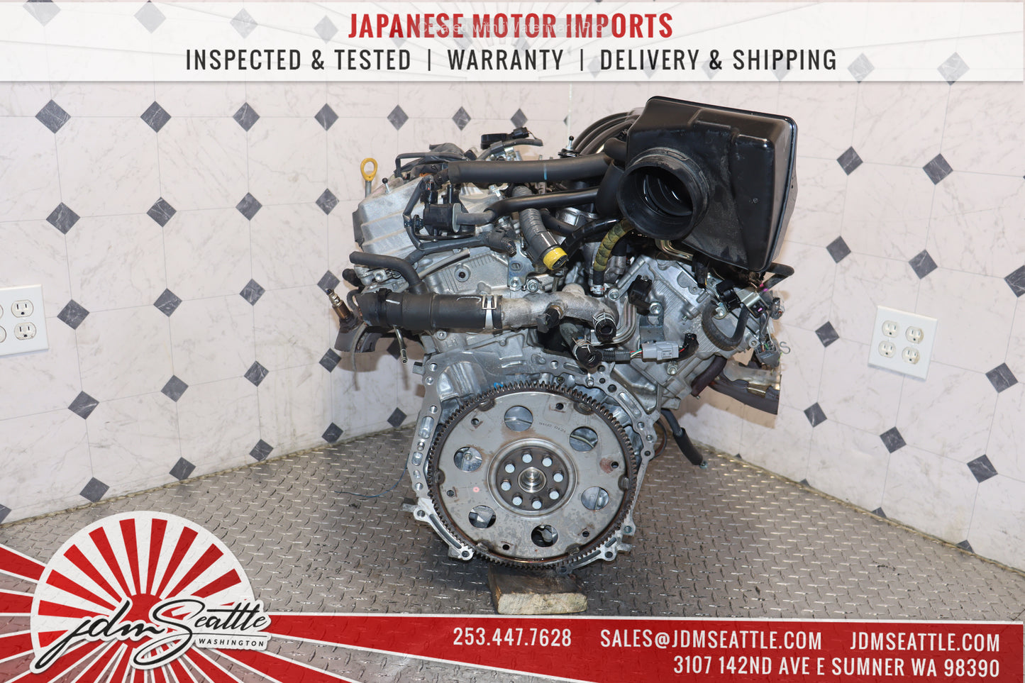 JDM 2GR-FE 07 - 12 TOYOTA CAMRY AVALON SIENNA RAV4 / RX350 ES350 3.5L FWD ENGINE