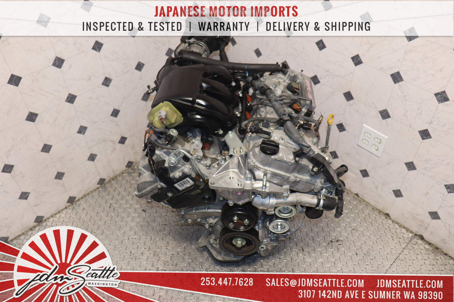 JDM 2GR-FE 07 - 12 TOYOTA CAMRY AVALON SIENNA RAV4 / RX350 ES350 3.5L FWD ENGINE