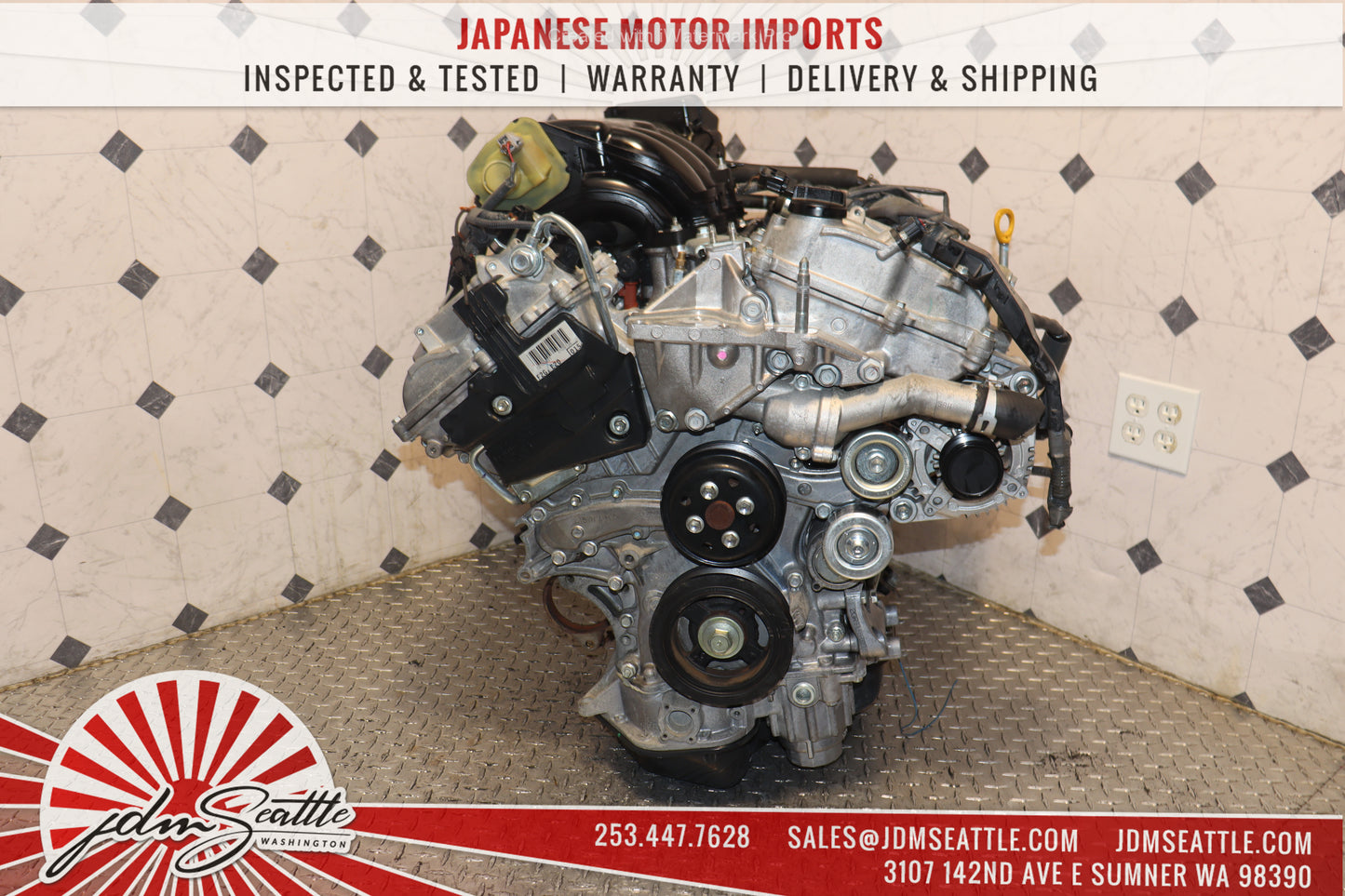 JDM 2GR-FE 07 - 12 TOYOTA CAMRY AVALON SIENNA RAV4 / RX350 ES350 3.5L FWD ENGINE