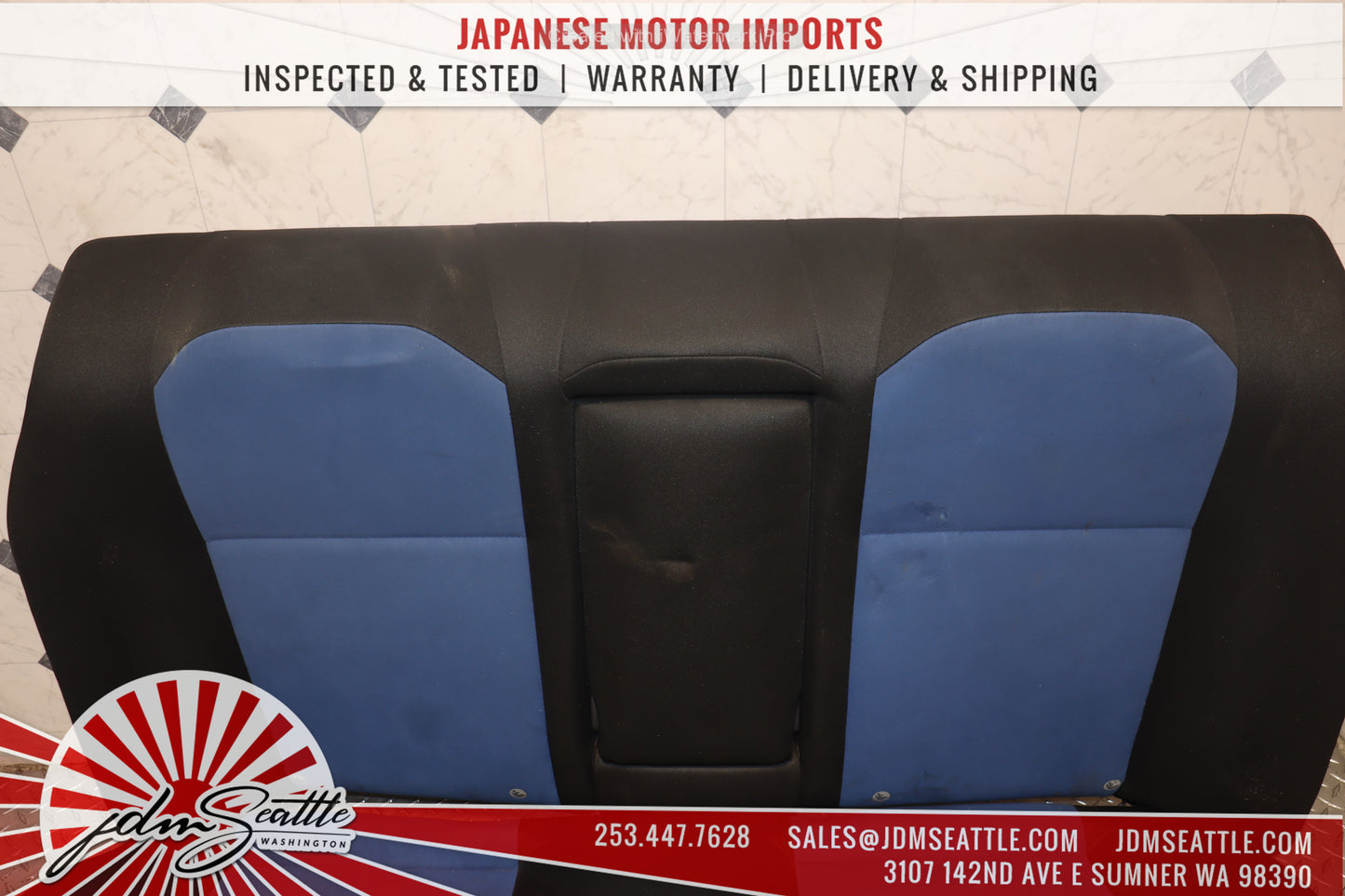 JDM 2002 - 2007 SUBARU IMPREZA WRX STI GDB COMPLETE BLUE FRONT AND REAR SEATS