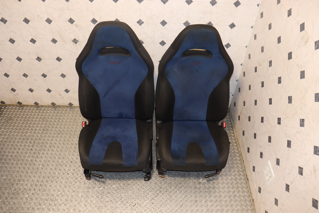 2002-2007 Subaru Impreza WRX STI GDB JDM Factory Blue Interior Front & Rear Seat Set