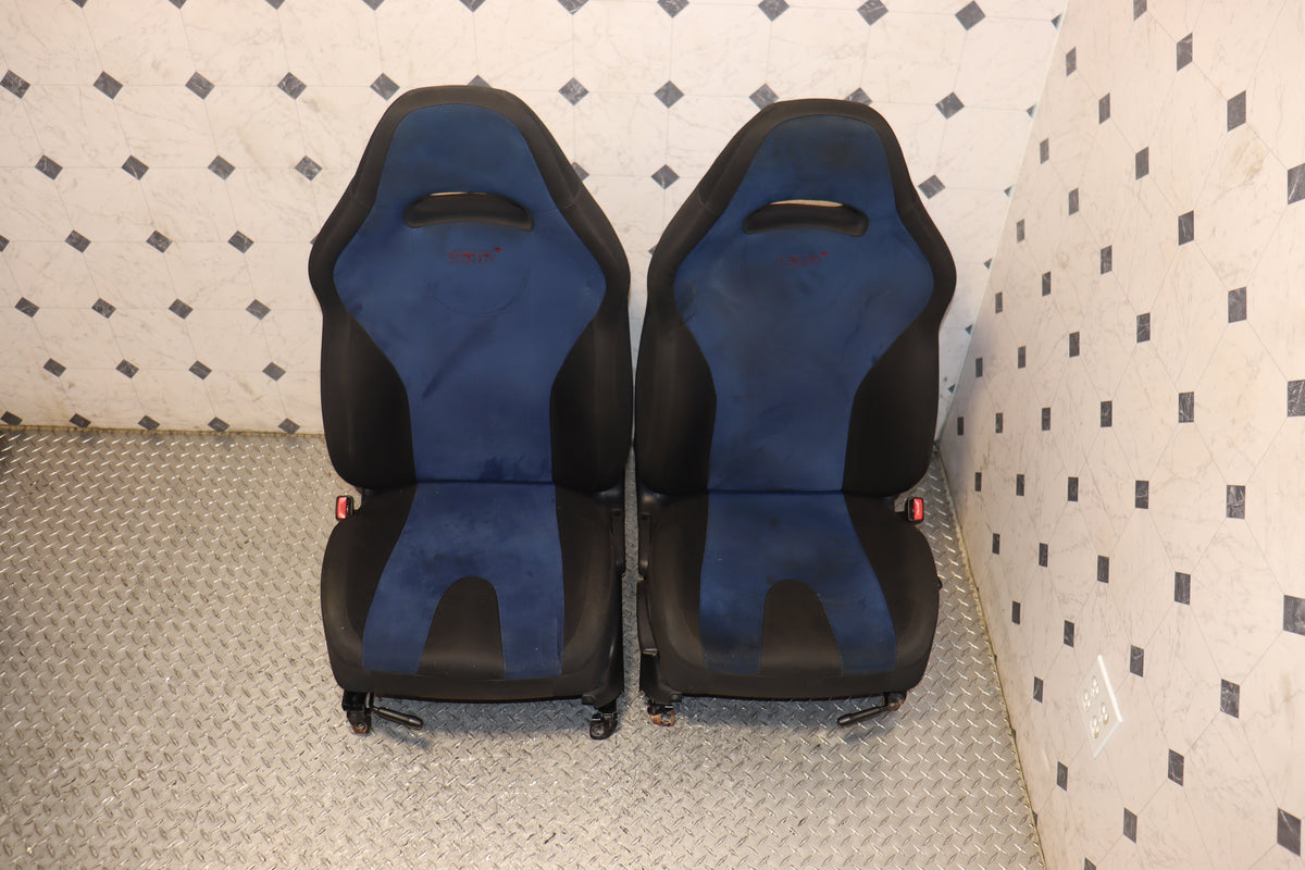 2002-2007 Subaru Impreza WRX STI GDB JDM Factory Blue Interior Front & Rear Seat Set