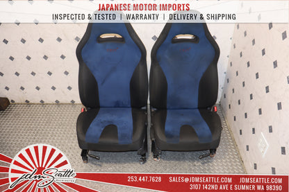 JDM 2002 - 2007 SUBARU IMPREZA WRX STI GDB COMPLETE BLUE FRONT AND REAR SEATS