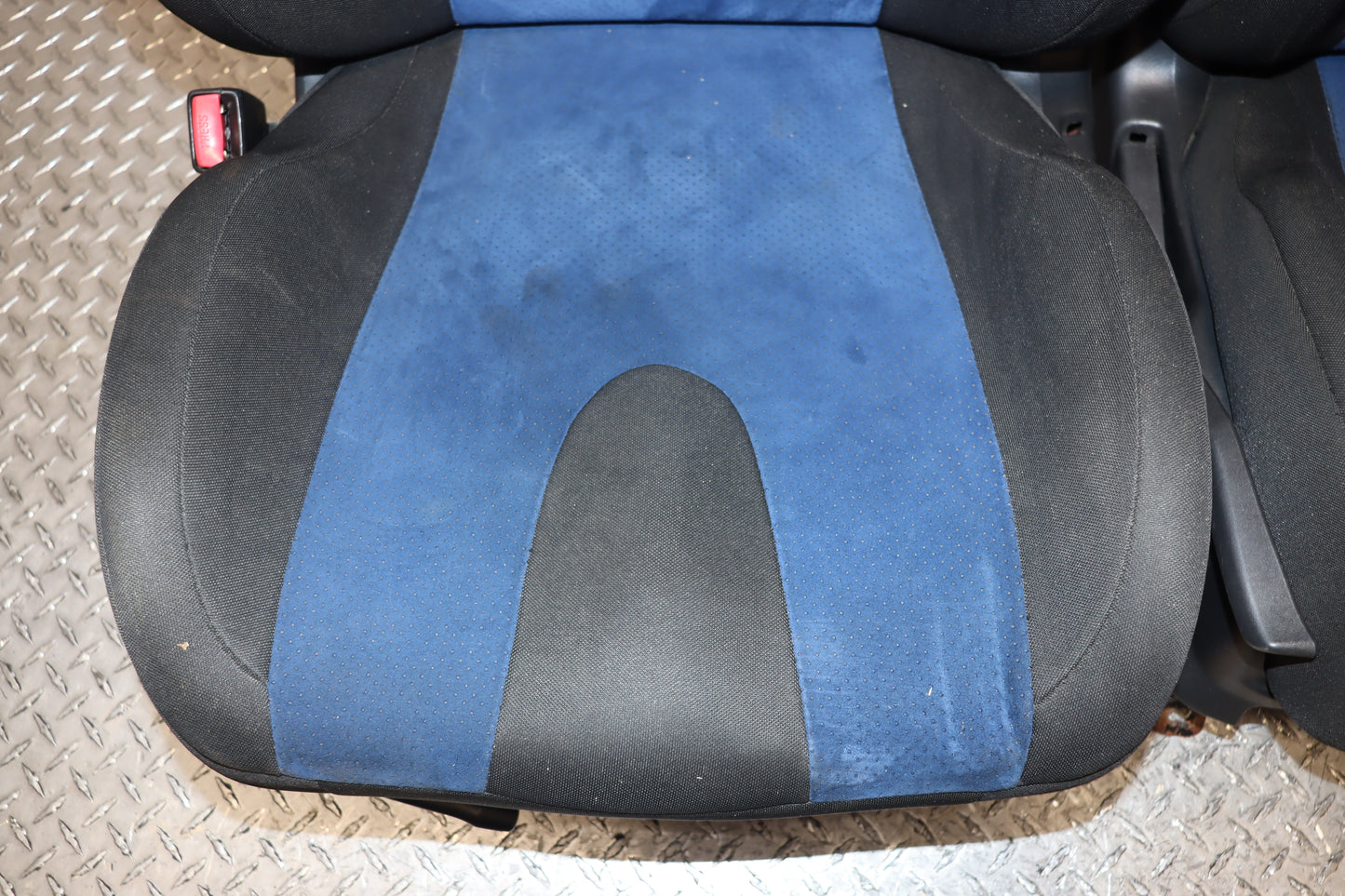 2002-2007 Subaru Impreza WRX STI GDB JDM Factory Blue Interior Front & Rear Seat Set
