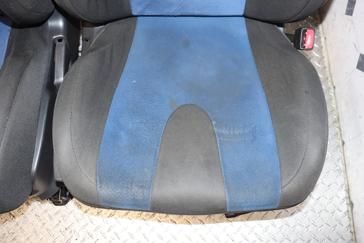 2002-2007 Subaru Impreza WRX STI GDB JDM Factory Blue Interior Front & Rear Seat Set